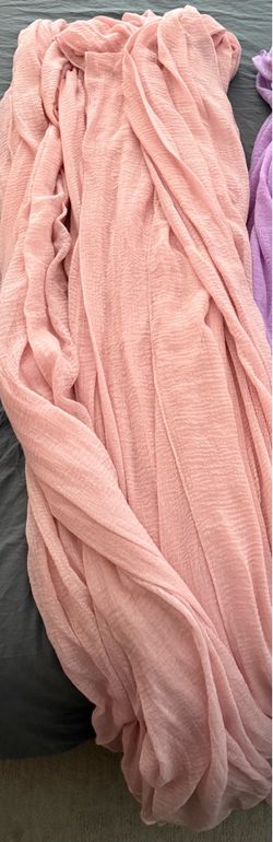 ( 6 ) - Peach Table Runners ( approximately 36” wide x 122” long )