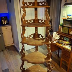 Vintage 89x25 Corner Shelf 