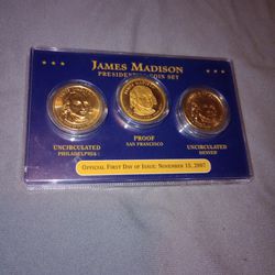 Untouched One Dollar President Gold Coins