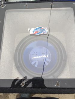 Bass speaker 12’