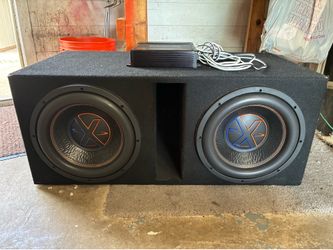 quantum audio 4000 wat subs with amp