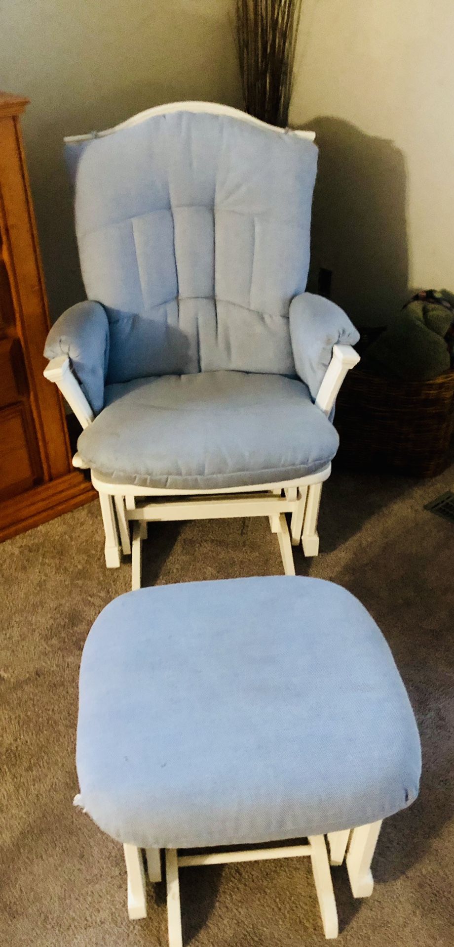 Glider Rocker w/ottoman