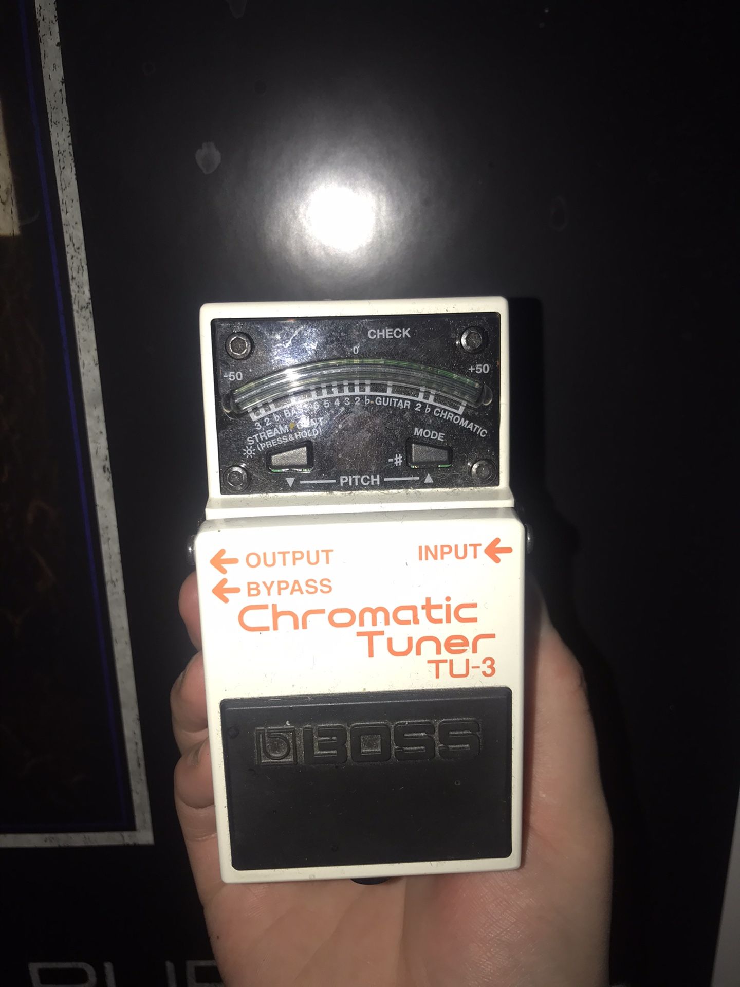 Boss Chromatic Tuner guitar pedal