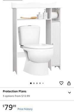 Over the toilet cabinet - White
