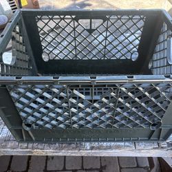 GREEN HEAVY-DUTY MILK CRATE – $4 FIRM