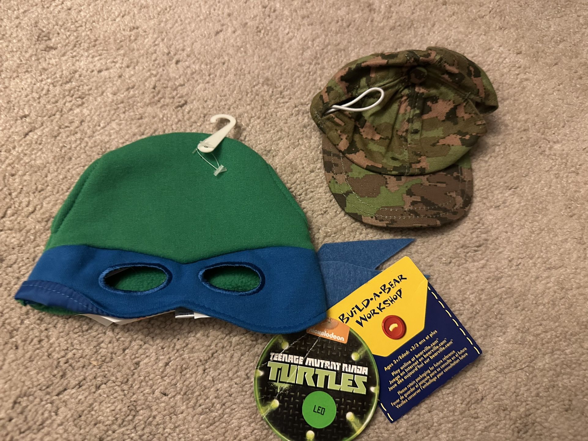 Build A Bear Hat And Turtle Mask