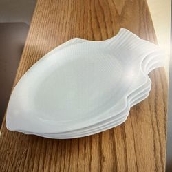 William Sonoma White Sushi/Snack/Dessert Plates