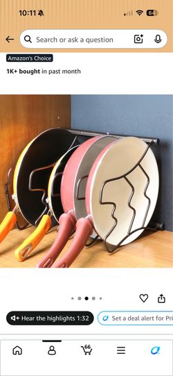 Pan organizer