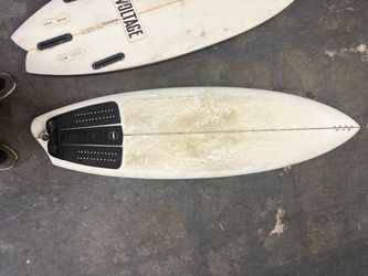 5’4 asym machine cut for goofy footers