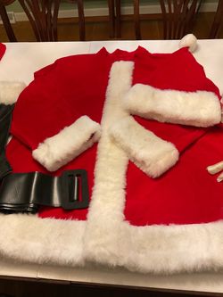 Handcrafted Santa Claus suit