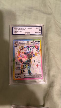 Umbreon EX Full Art AGS Graded PSA 8