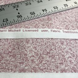 FABRIC  Marti Mitchell Floral Cotton Material 