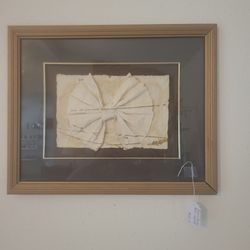 Framed Paper Bow Wall Art