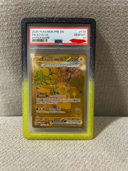 Pokemon Pikachu ex PSA 10