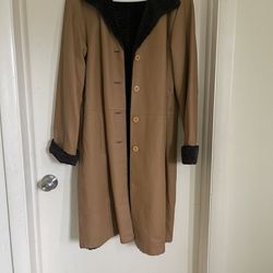 Reversible Leather Coat