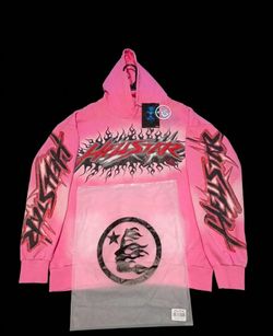 Pink hellstar hoodie