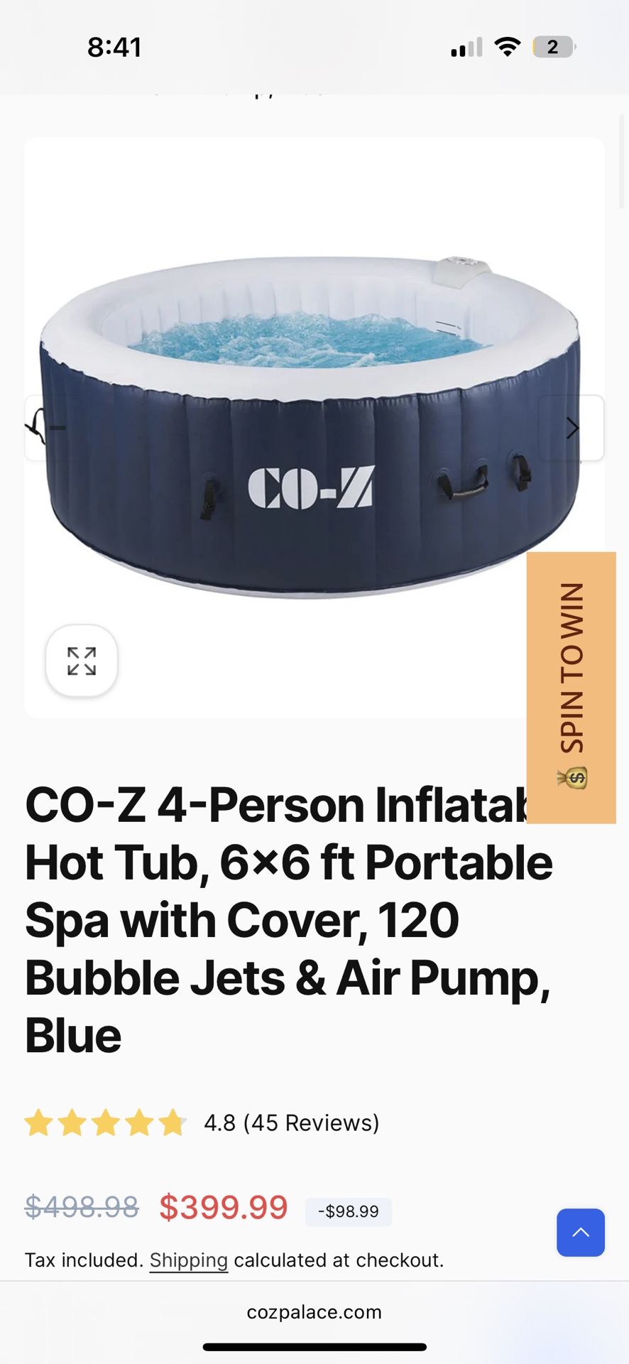 Inflatable Hot Tub