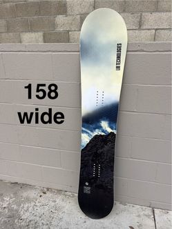 158 wide Lib Tech Cold Brew snowboard
