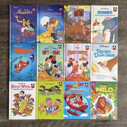 Disney Wonderful World Of Reading Hardcover Books ~Lot of 12~