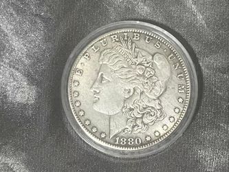 1880 cc Morgan Silver Dollar US $1 Dollar Silver Coin
