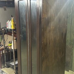 Old Phone Booth With Working Lights And Exhaust Fan When You Close The Door