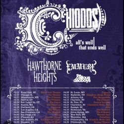 CHIODOS SOLD OUT TONIGHT AT THE VAN BUREN