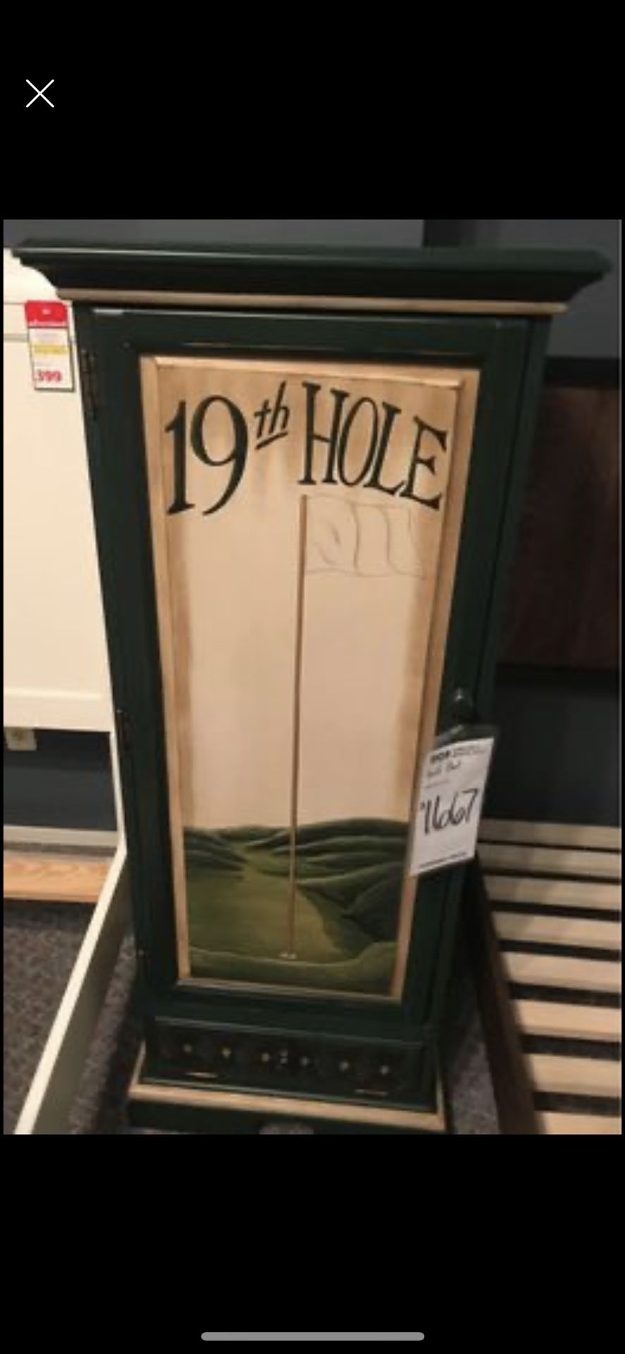 Golf Club Storage Cabinets Hand Painted