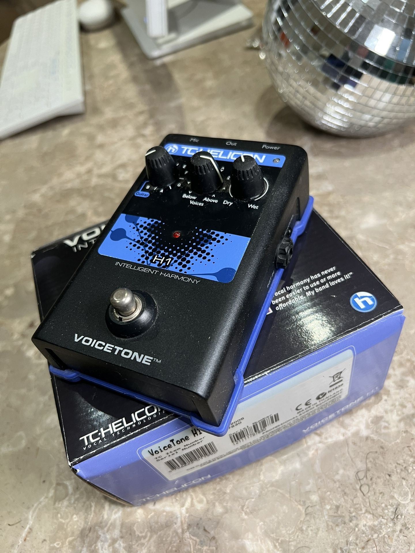 TC Helicon Voicetone H1 Intelligent Harmony Pedal