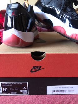 Air jordan 11 Bred 6 in a half