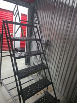Metal stairs