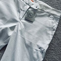 New PUMA White Capri Pants Women’s Size 10