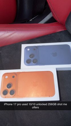 iPhone 17 Pro 256 GB unlocked used