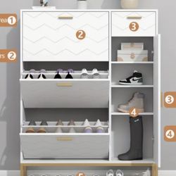 Large Shoe Cabinet Organizer