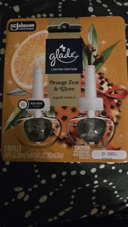 Glade Scented Oil Limited Edition New 2 Refills