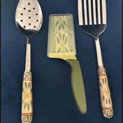 NEW Vtg set of 3 Temp-tations Cooking Utensils