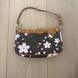 Louis Vuitton X Takashi Murakami monogram, cherry Blossom pochette