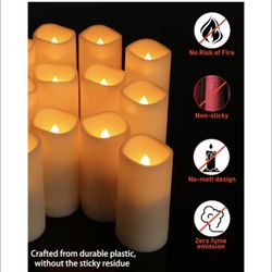 Led Candles Faux Wax Candles