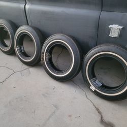 5.20 White Wall Tires New