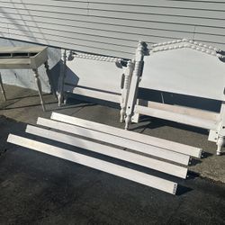 Two twin Bed Headboards And Desk 