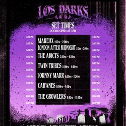 2 Los Darks Festival Tickets For Sale