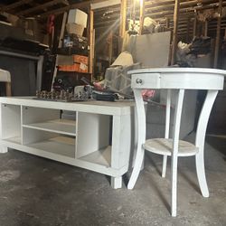 Coffee Table And Lamp Stand