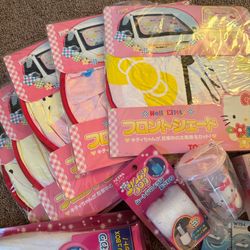 Sanrio Hello Kitty Windshield shades, Cup Holders, etc.