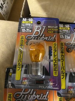 1156 Amber Bulb M18 Polarg JDM Bulb