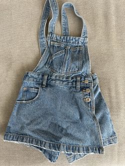 Zara Kids Girls Shorts Skirt Overall