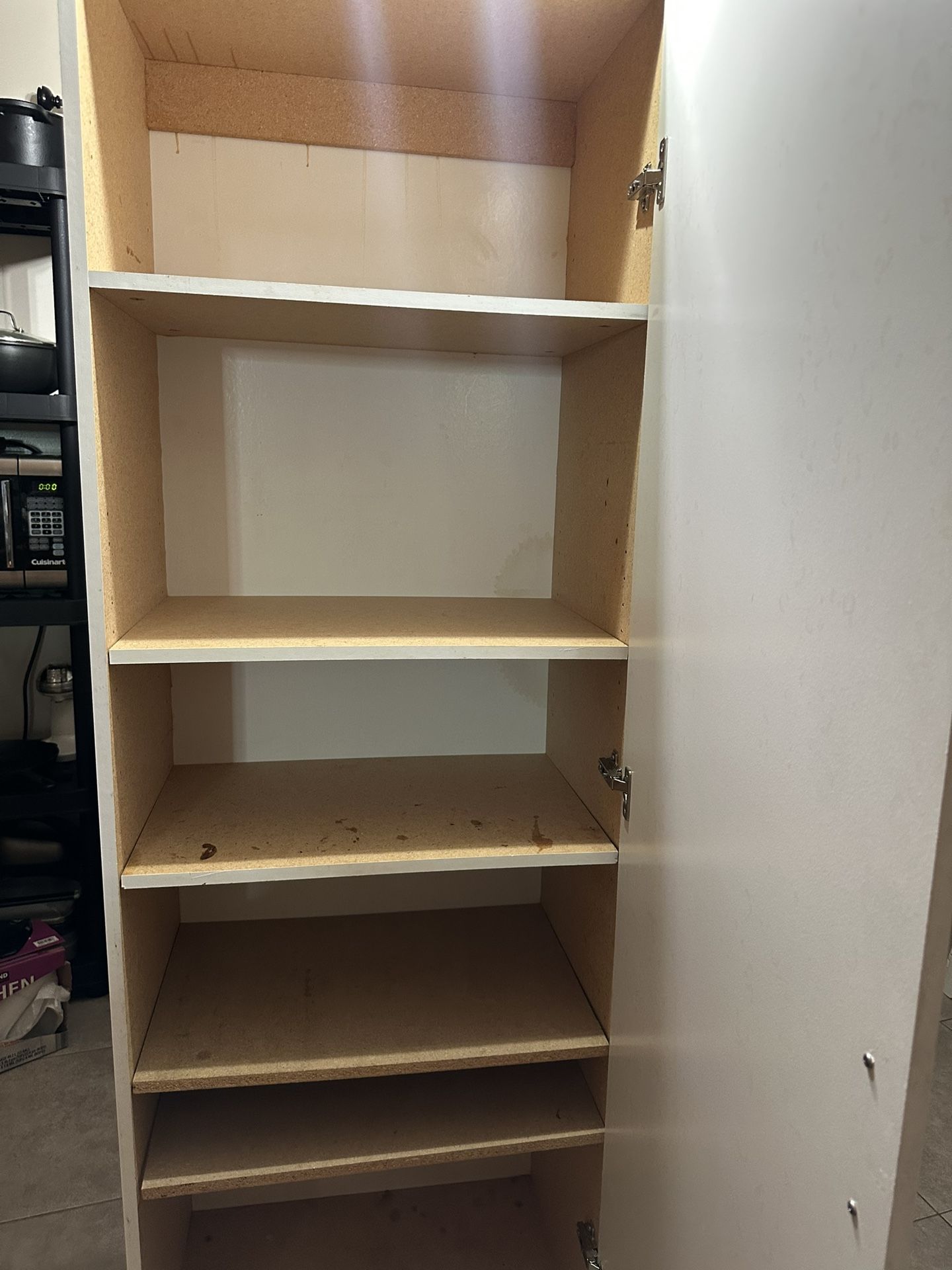 Tall White Cabinet Pantry