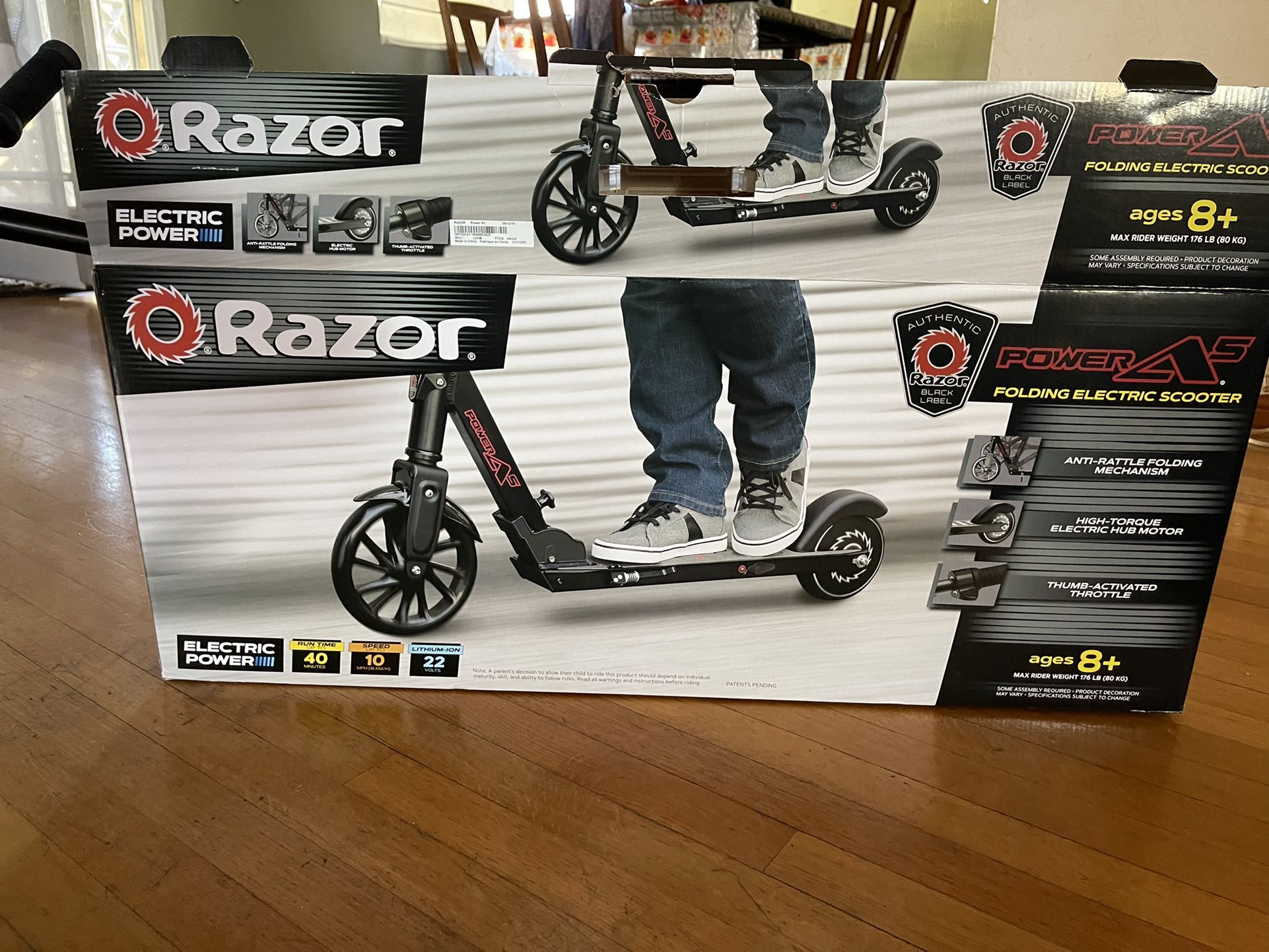 Razor A5 Black Label Folding Electric Scooter