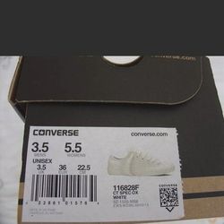 Converse shoes & t-shirt LOT. Women Shoes Or Men's Shoes. BRAND NEW. Unisex size 5.5 Womens / 3.5 Men's. Chuck Taylor All Star Sneakers M Medium