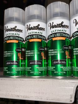 Clear Semi-Gloss Oil-Based Spar Urethane Spray