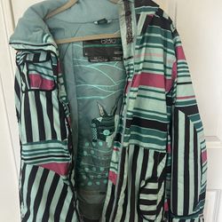 Very Cool Retro Looking 686 Ski or Snowboard Jacket Women’s Large