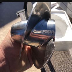 Seadoo Solas Stainless Steel Impeller, Pitch 14/19